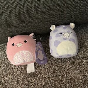 Squishmallow Peter the pig and Pammy the pig bundle